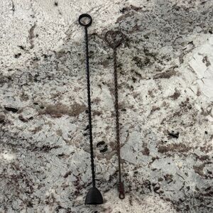 Black and Brown Candle Snuffer Set